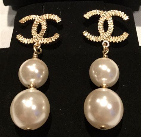 chanel christmas earrings|genuine chanel earrings.